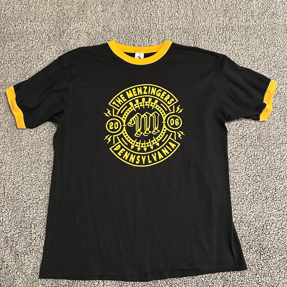 MENZINGERS Punk Band Ringer T-Shirt Rock Size L